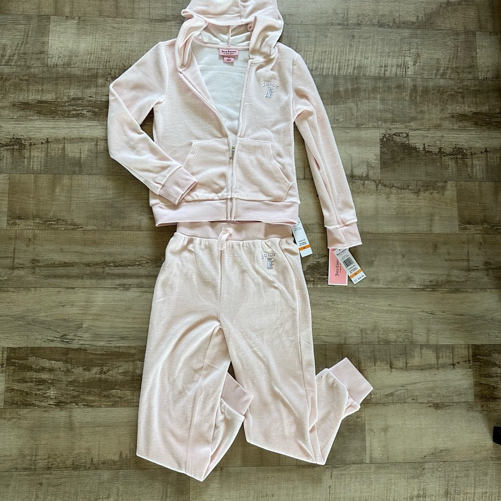 Juicy Couture Pink Velour Tracksuit